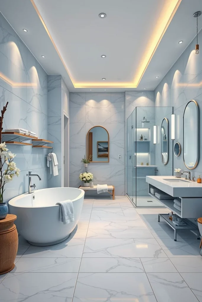 59 Blue And White Bathroom Decor Ideas For A Stylish And Timeless Space