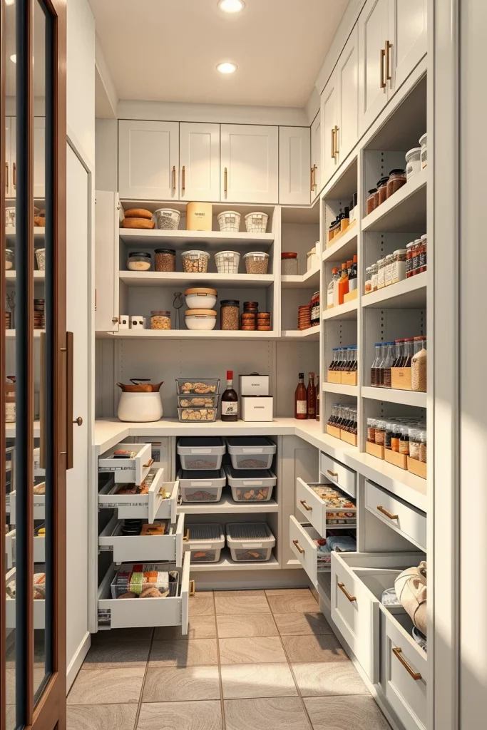 58 Modern Small Pantry Design Ideas To Maximize Style And Storage