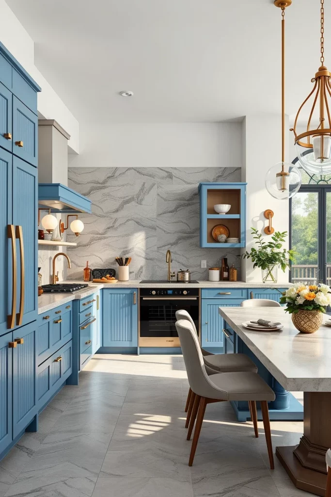 55 Blue Kitchen Cabinet Color Ideas for a Beautiful and Stylish Kitchen