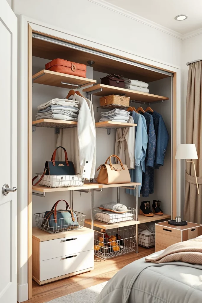 57 Small Bedroom Closet Organization Solutions To Maximize Every Inch Of Space
