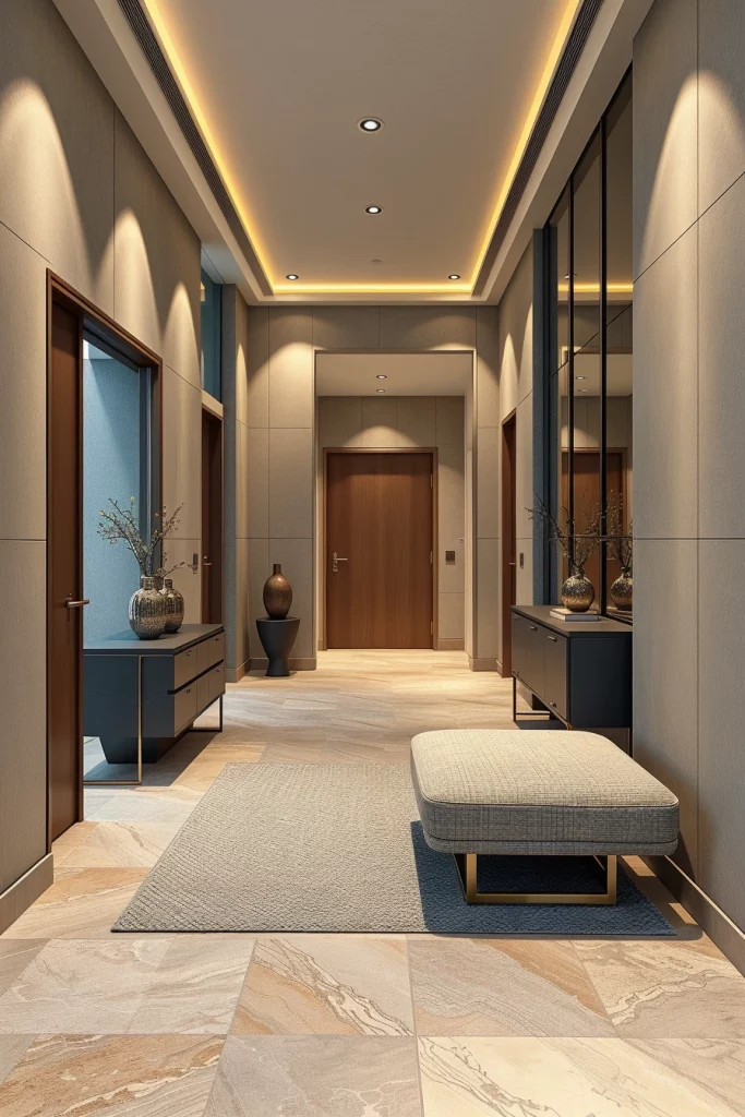 54 Minimalist Hallway Interior Design Ideas For A Stylish And Sculptural Entryway