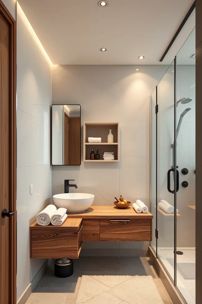 51 Space-Saving Bathroom Ideas To Maximize Style And Storage