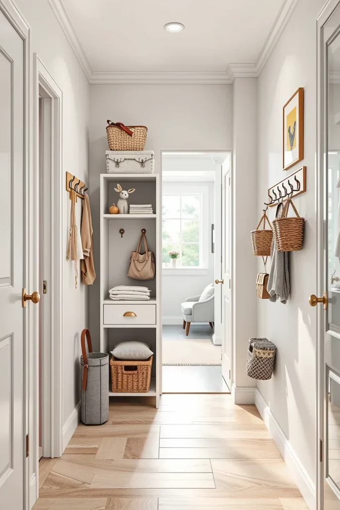 54 Small Hallway Makeover Ideas Budget That Transform Tiny Entryways