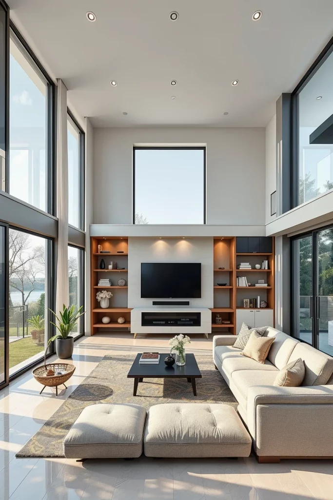 52 Floor-To-Ceiling Windows Living Room Ideas For A Bright And Modern Home