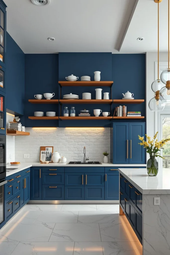 54 Blue White Kitchen Layout Inspiration Ideas For A Stylish And Timeless Home