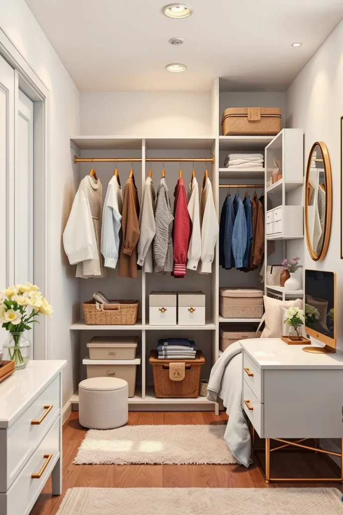 57 Small Bedroom Closet Organization Solutions To Maximize Every Inch Of Space