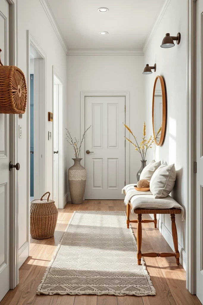 54 Small Hallway Makeover Ideas Budget That Transform Tiny Entryways