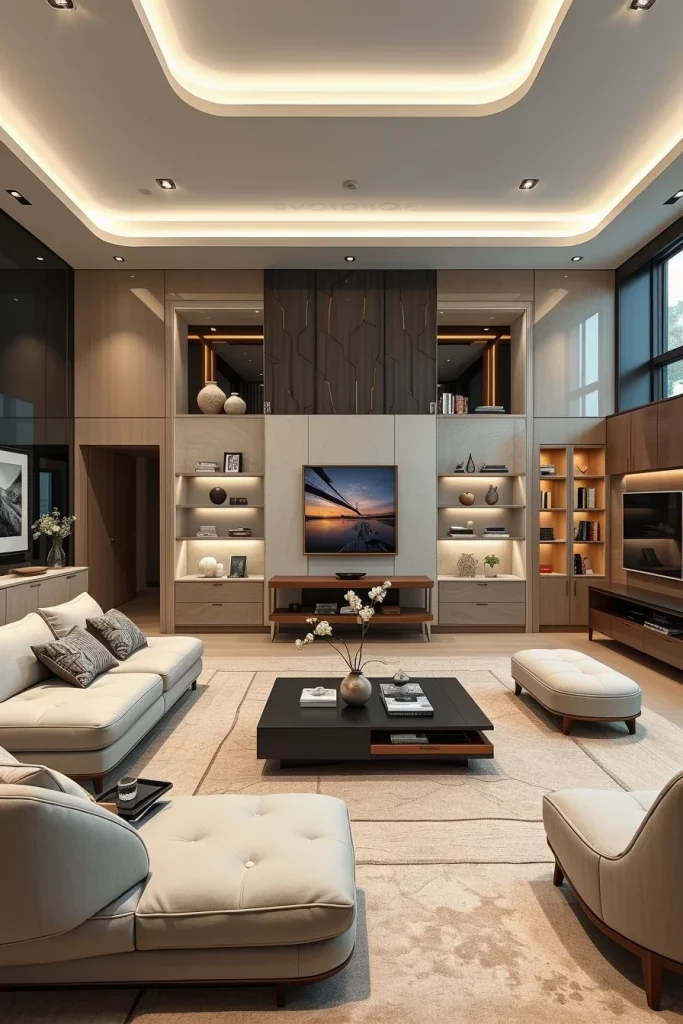 60 Sculptural And Artistic Modern Living Room Ideas For A Gallery-Inspired Home