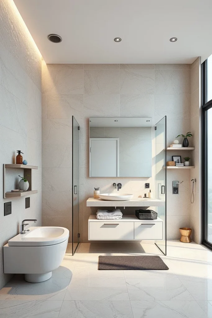 54 Minimalist Bathroom Interior Design Inspiration For A Stylish And Modern Home