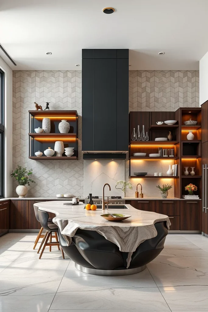 56 Sculptural Kitchen Ideas For A Modern Artistic Home