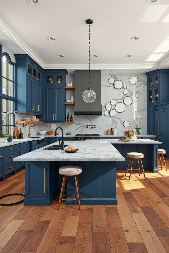 55 Blue Kitchen Cabinet Color Ideas for a Beautiful and Stylish Kitchen