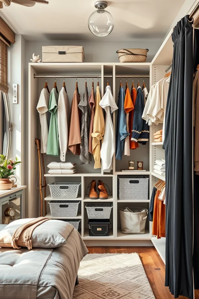57 Small Bedroom Closet Organization Solutions To Maximize Every Inch Of Space