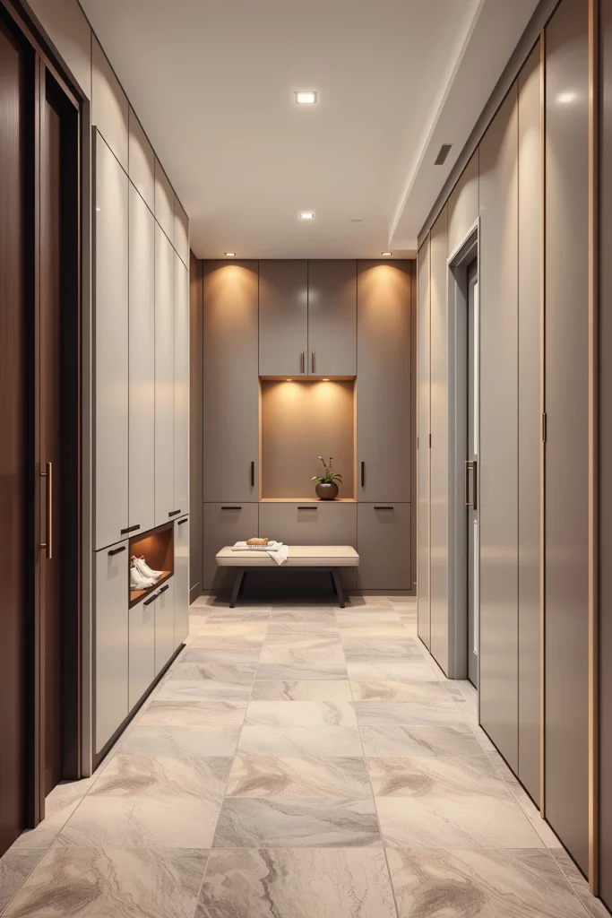 54 Minimalist Hallway Interior Design Ideas For A Stylish And Sculptural Entryway
