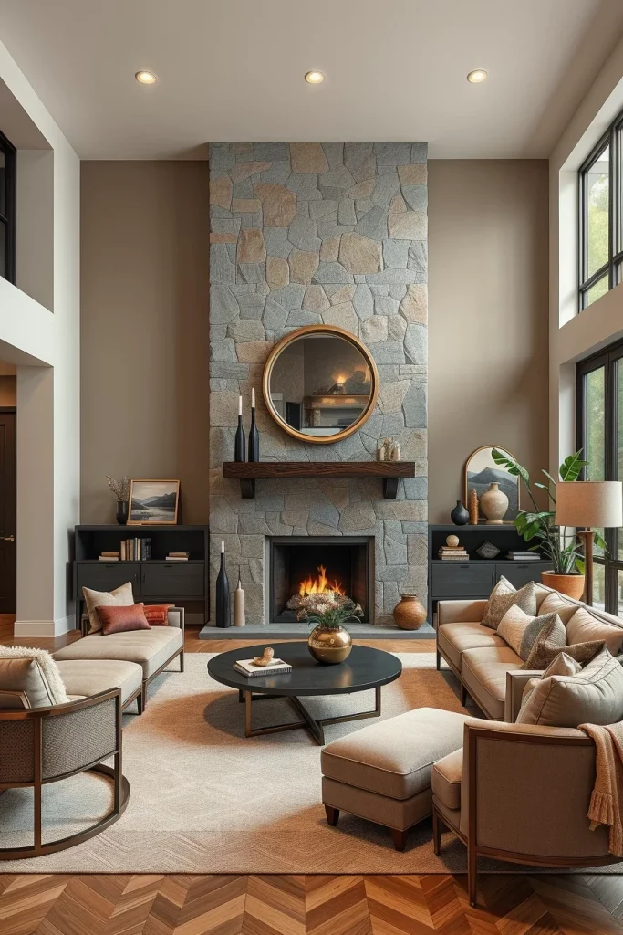 56 Statement Fireplace Living Room Ideas To Create A Stunning Focal Point