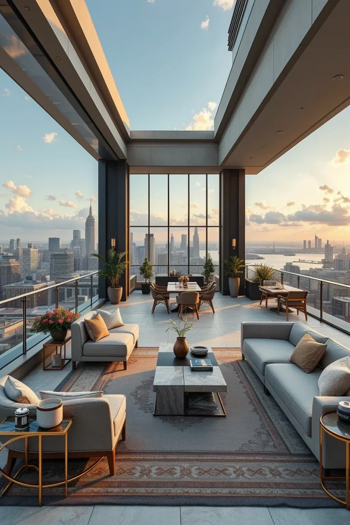 57 Luxury Penthouse Terrace Ideas For Elegant Outdoor Living