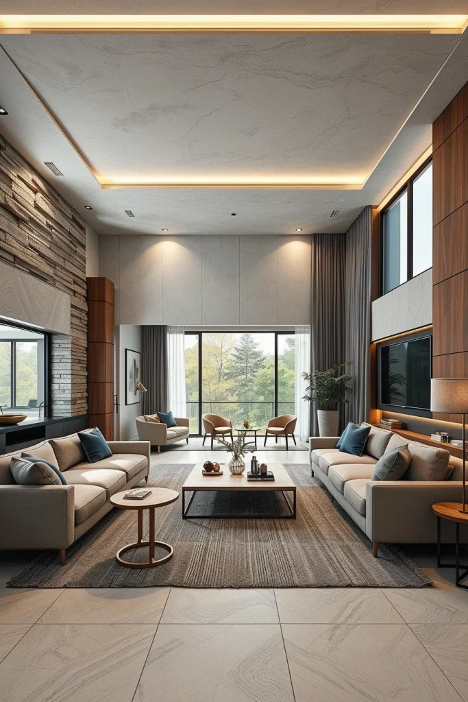 59 Textured Modern Living Room Ideas For A Stylish And Cozy Home
