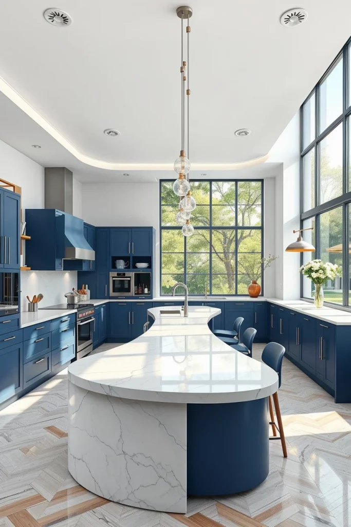 54 Blue White Kitchen Layout Inspiration Ideas For A Stylish And Timeless Home