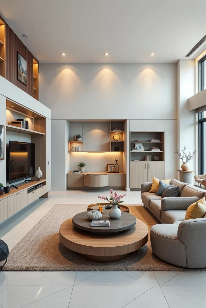 60 Sculptural And Artistic Modern Living Room Ideas For A Gallery-Inspired Home