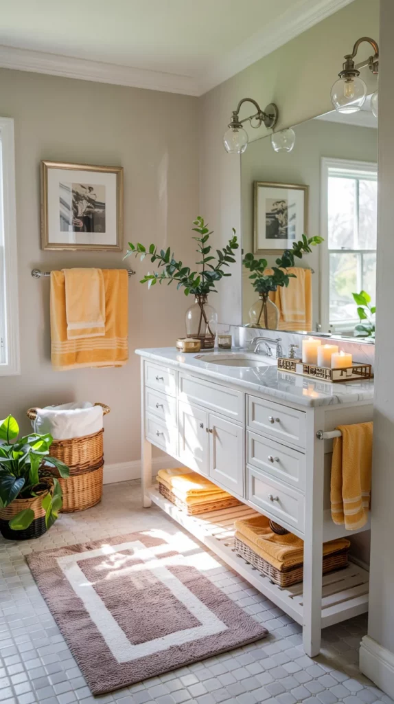 60 Yellow Bathroom Decor Styling Ideas To Brighten Your Bathroom With Style