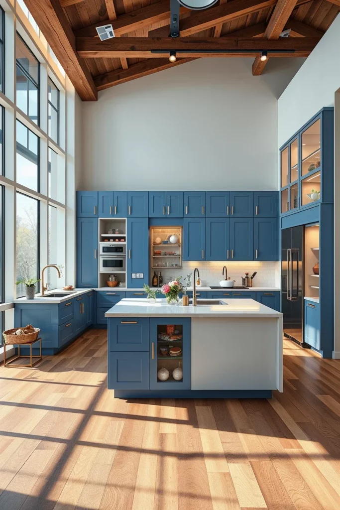 55 Blue Kitchen Cabinet Color Ideas for a Beautiful and Stylish Kitchen