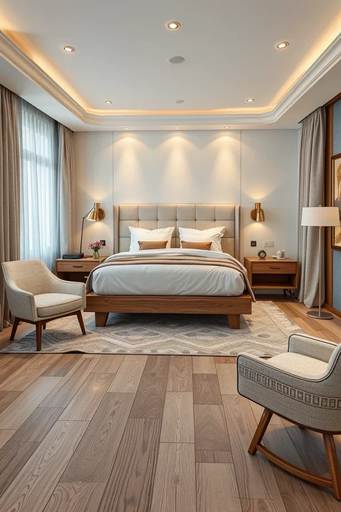 54 White And Wood Tone Bedroom Ideas For A Warm And Modern Retreat