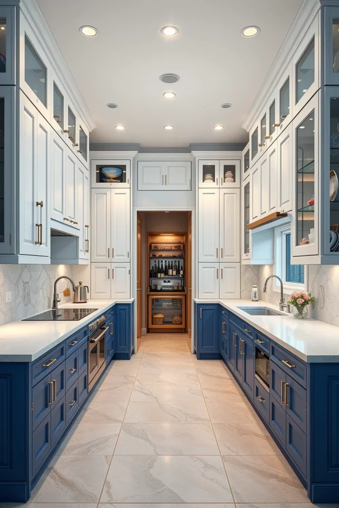 54 Blue White Kitchen Layout Inspiration Ideas For A Stylish And Timeless Home