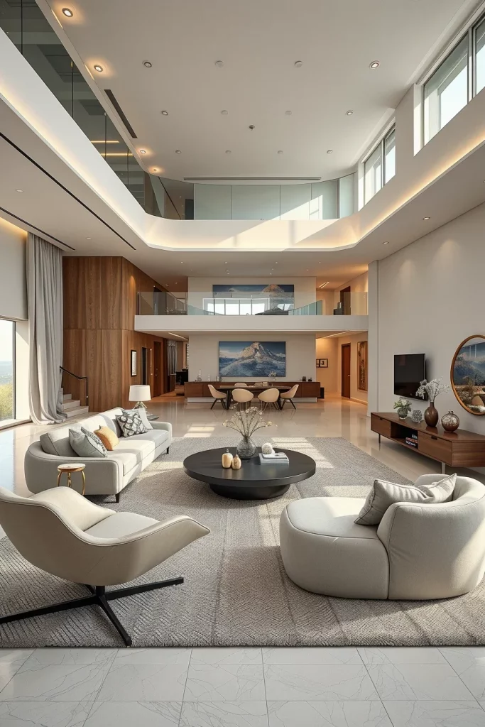 60 Sculptural And Artistic Modern Living Room Ideas For A Gallery-Inspired Home