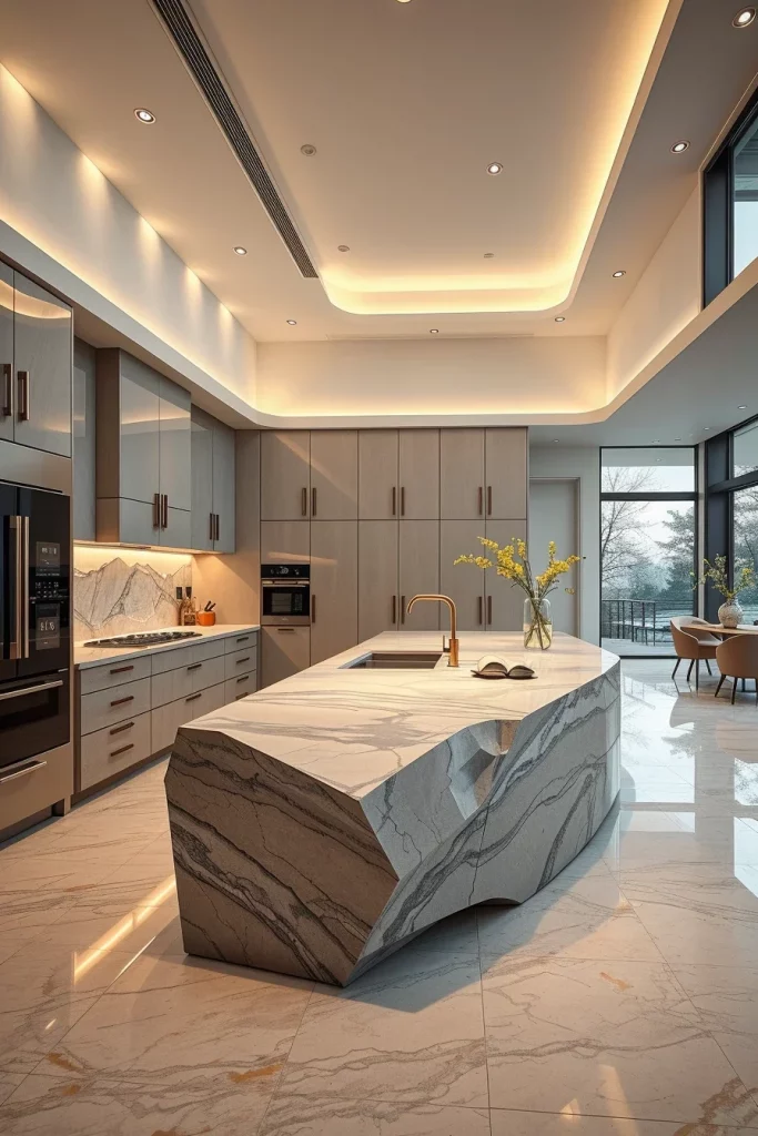 56 Sculptural Kitchen Ideas For A Modern Artistic Home