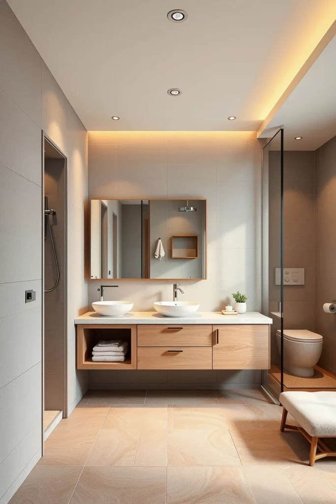 58 Japandi Bathroom Ideas To Create A Calm And Timeless Space