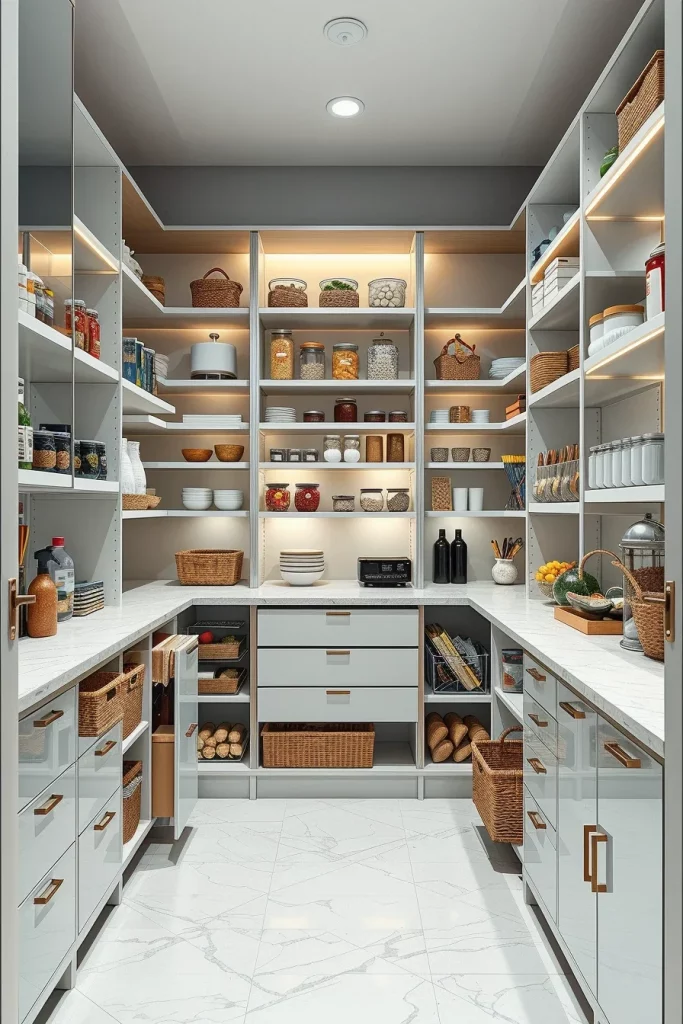 55 Modern Pantry Shelving Ideas For A Stylish And Organized Kitchen