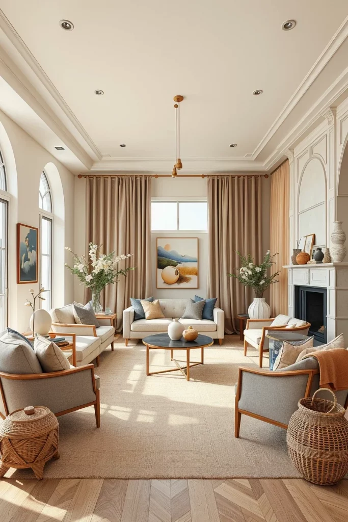 54 Neutral Living Room Decorating Ideas Inspiration