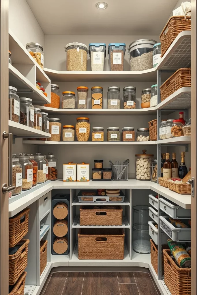 58 Modern Small Pantry Design Ideas To Maximize Style And Storage