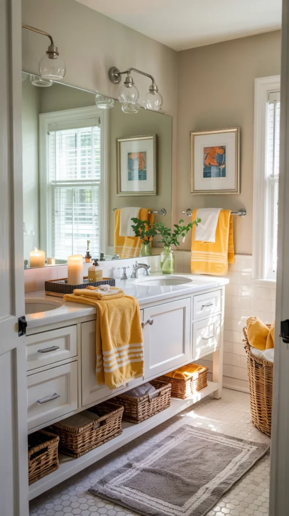 60 Yellow Bathroom Decor Styling Ideas To Brighten Your Bathroom With Style