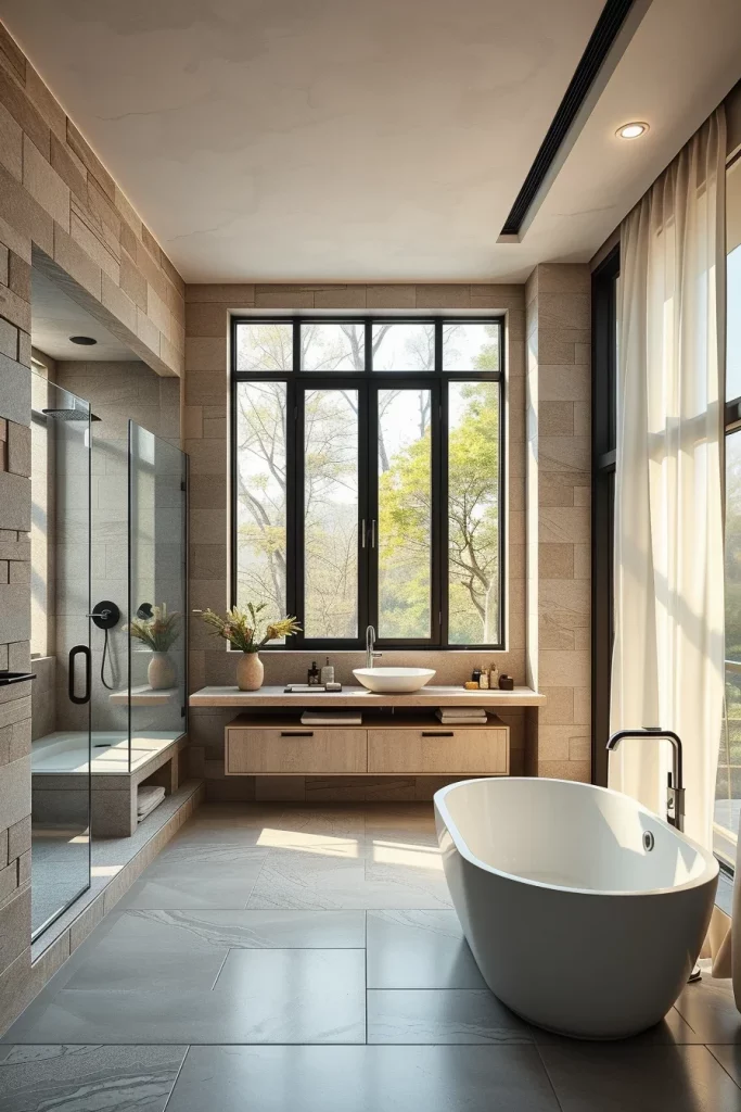 59 Textured Stone Bathroom Ideas For A Stylish And Timeless Space