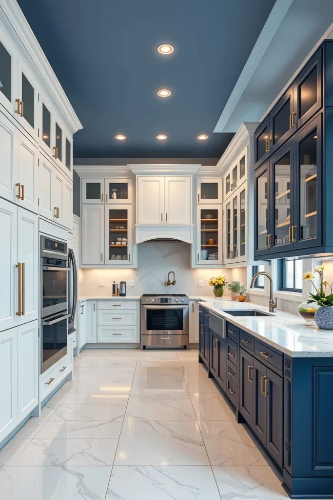 54 Blue White Kitchen Layout Inspiration Ideas For A Stylish And Timeless Home