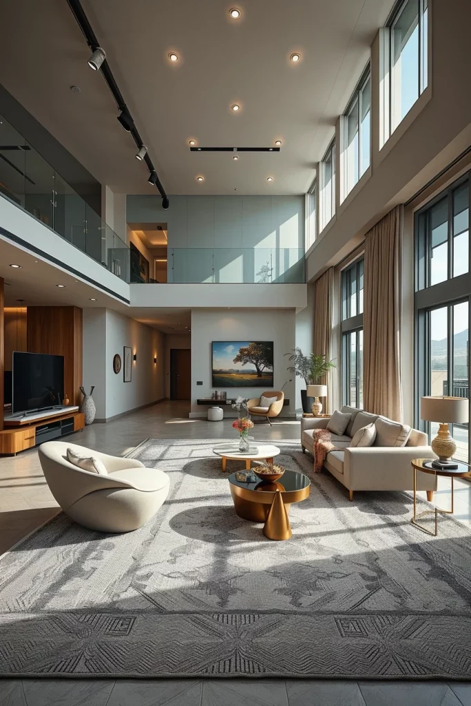 60 Sculptural And Artistic Modern Living Room Ideas For A Gallery-Inspired Home