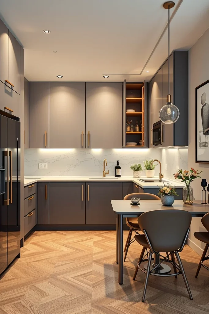 56 Small Apartment Kitchen Decorating Ideas Modern For Stylish And Functional Spaces
