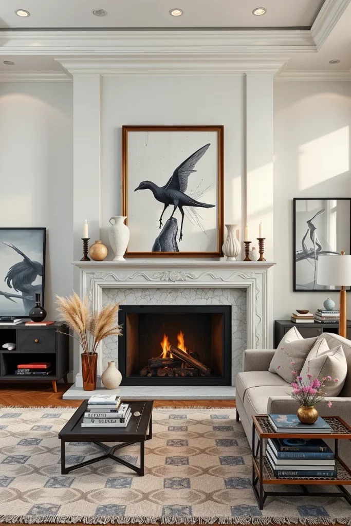 56 Statement Fireplace Living Room Ideas To Create A Stunning Focal Point