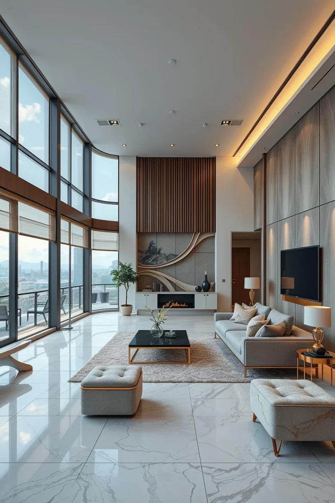 55 Luxury Penthouse Living Room Ideas For Sophisticated Modern Interiors
