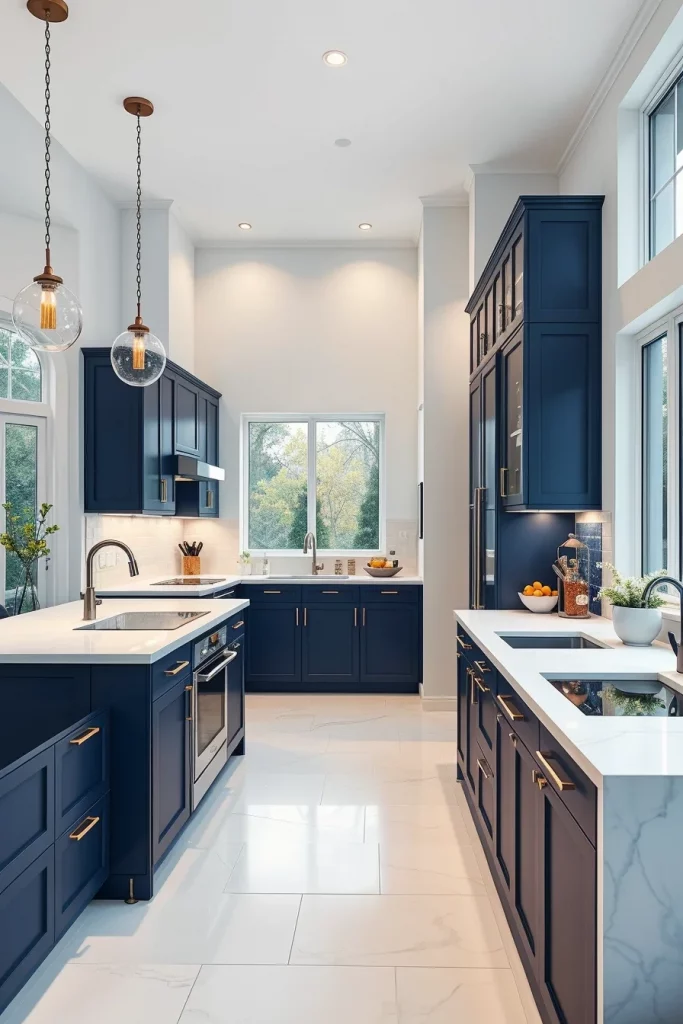 54 Blue White Kitchen Layout Inspiration Ideas For A Stylish And Timeless Home