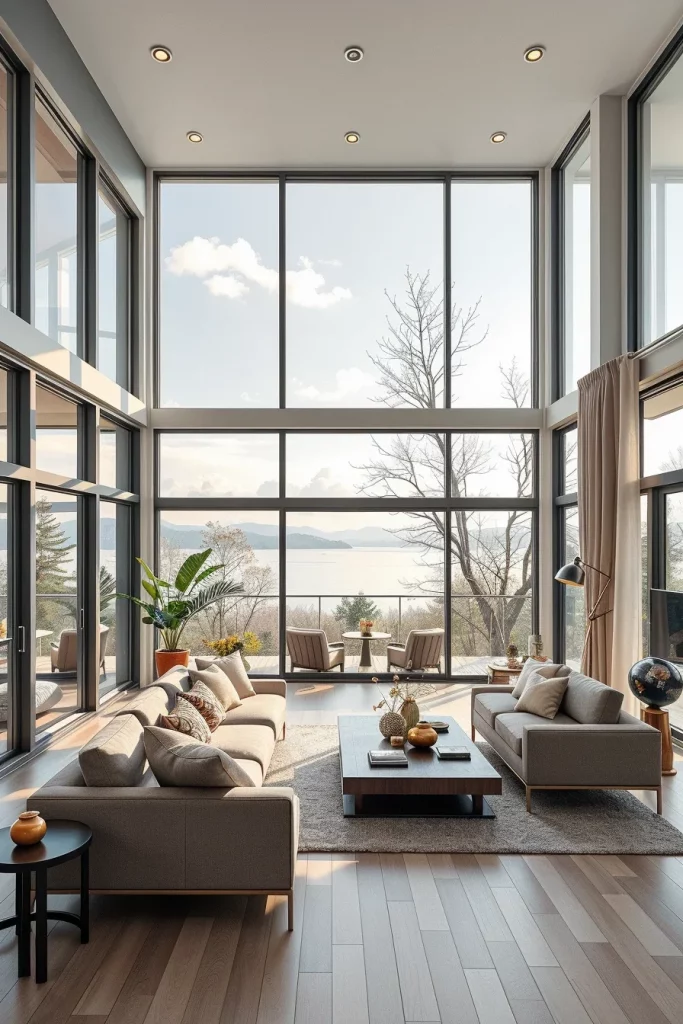 52 Floor-To-Ceiling Windows Living Room Ideas For A Bright And Modern Home