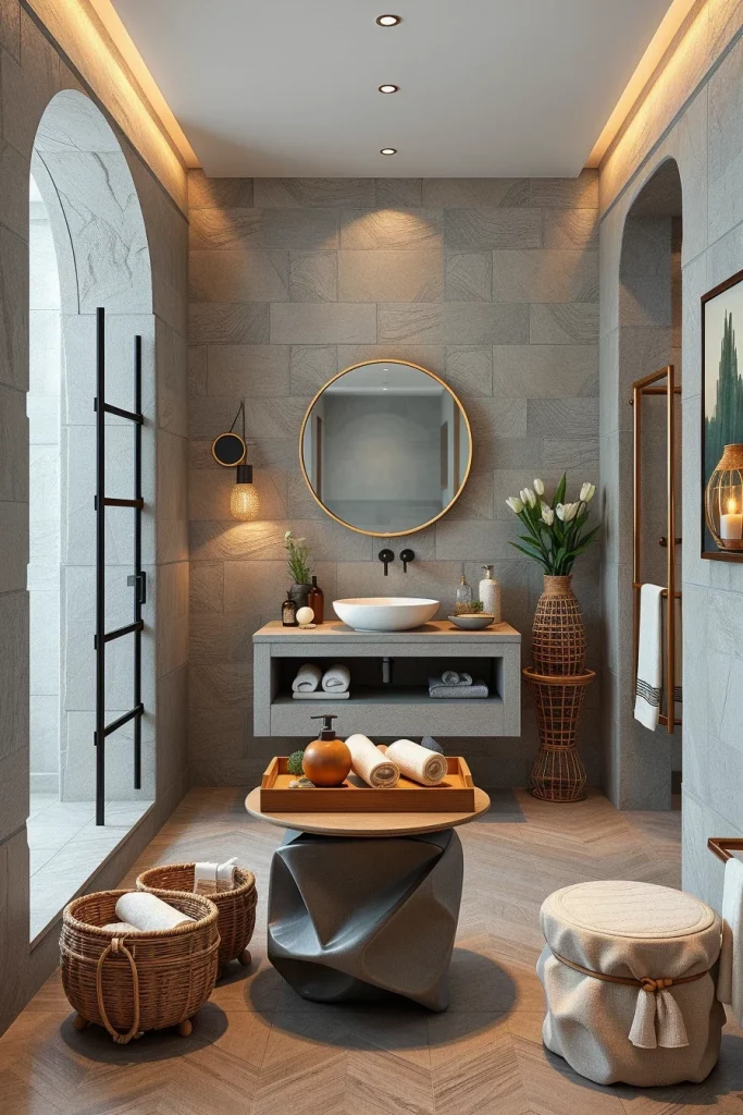 59 Textured Stone Bathroom Ideas For A Stylish And Timeless Space