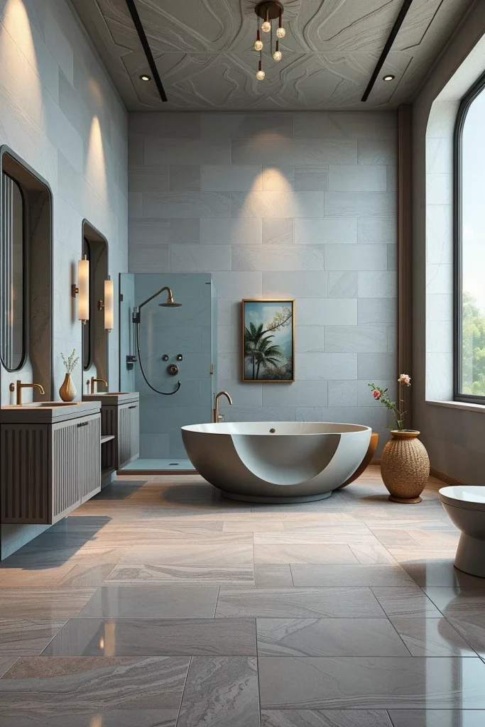 58 Sculptural And Artistic Modern Bathroom Ideas For A Gallery-Inspired Home
