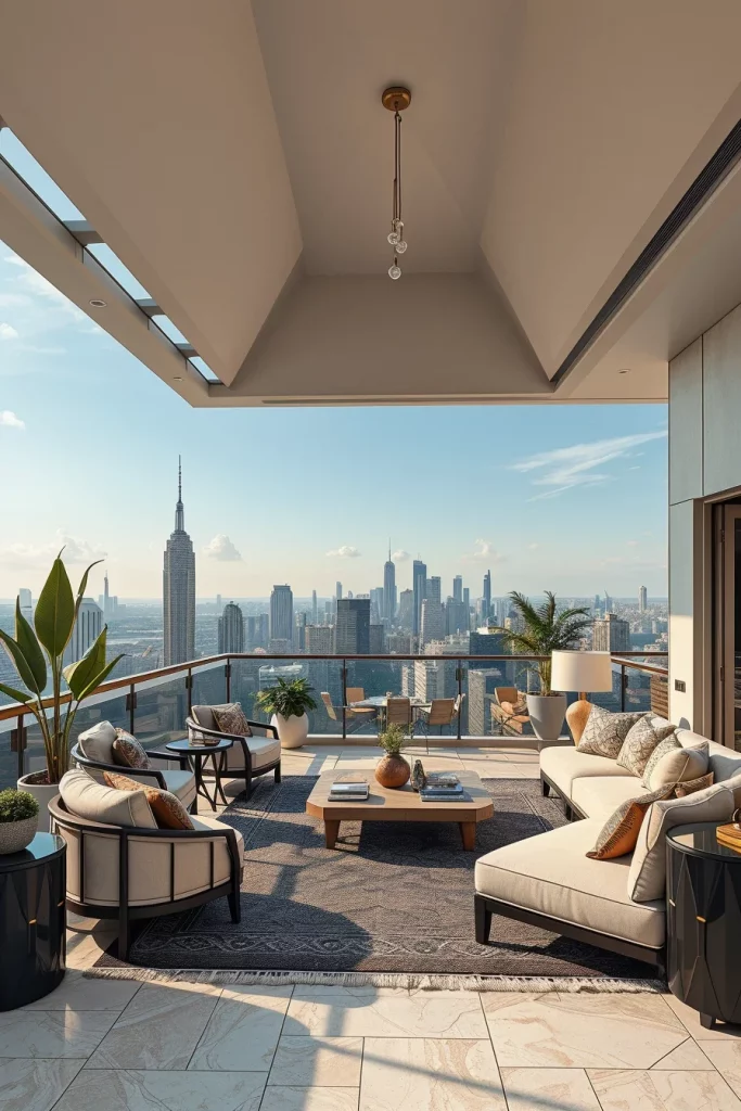 57 Luxury Penthouse Terrace Ideas For Elegant Outdoor Living