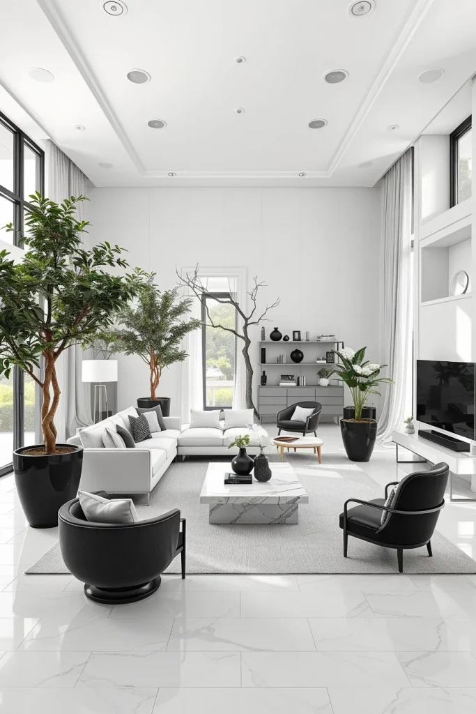 58 Black And White Living Room Ideas To Create A Timeless And Stylish Space