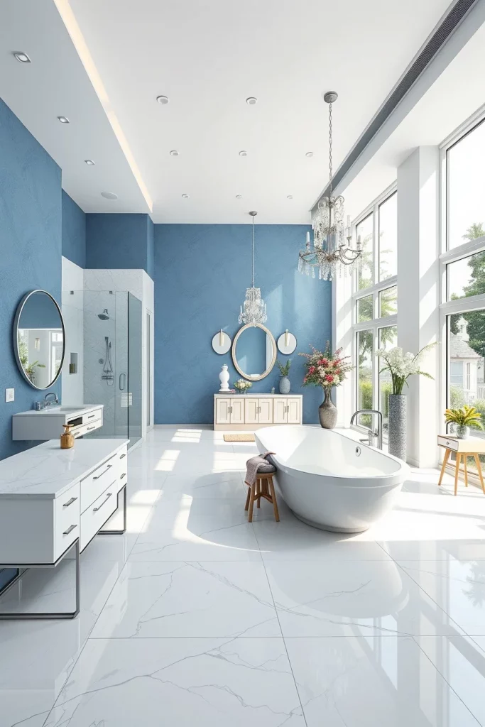59 Blue And White Bathroom Decor Ideas For A Stylish And Timeless Space
