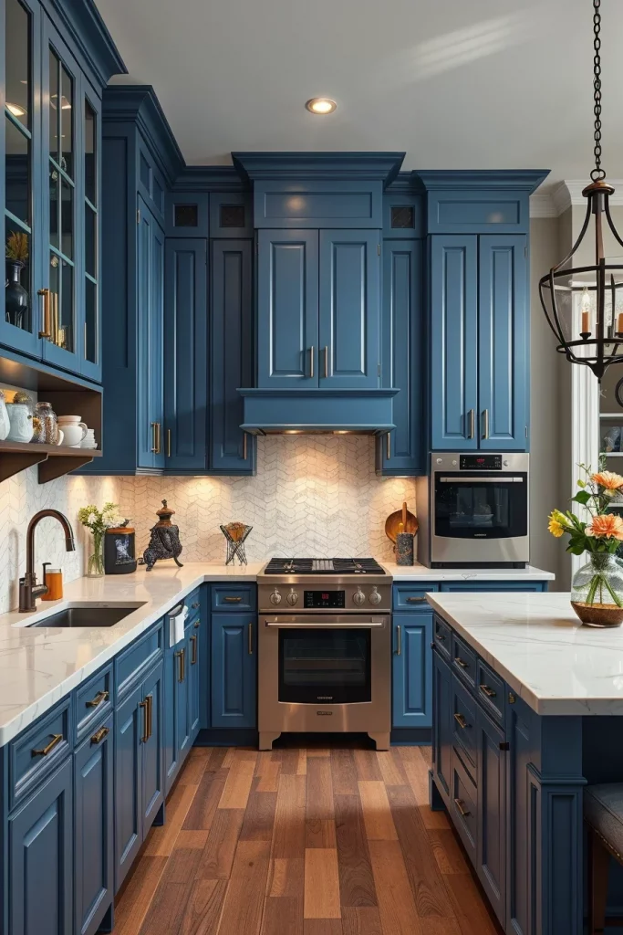 55 Blue Kitchen Cabinet Color Ideas for a Beautiful and Stylish Kitchen