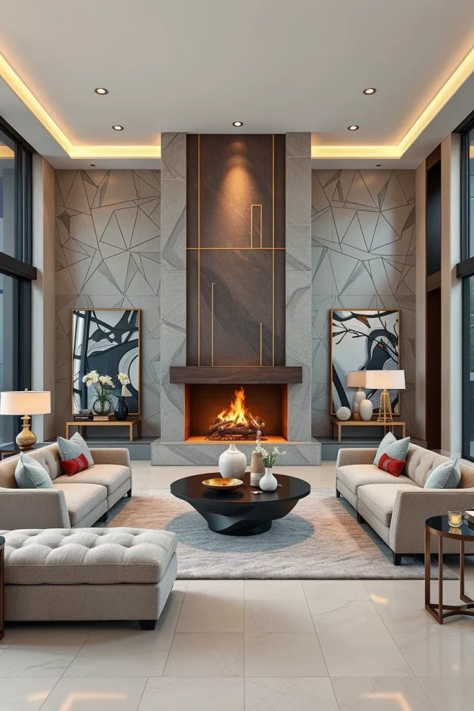 56 Statement Fireplace Living Room Ideas To Create A Stunning Focal Point