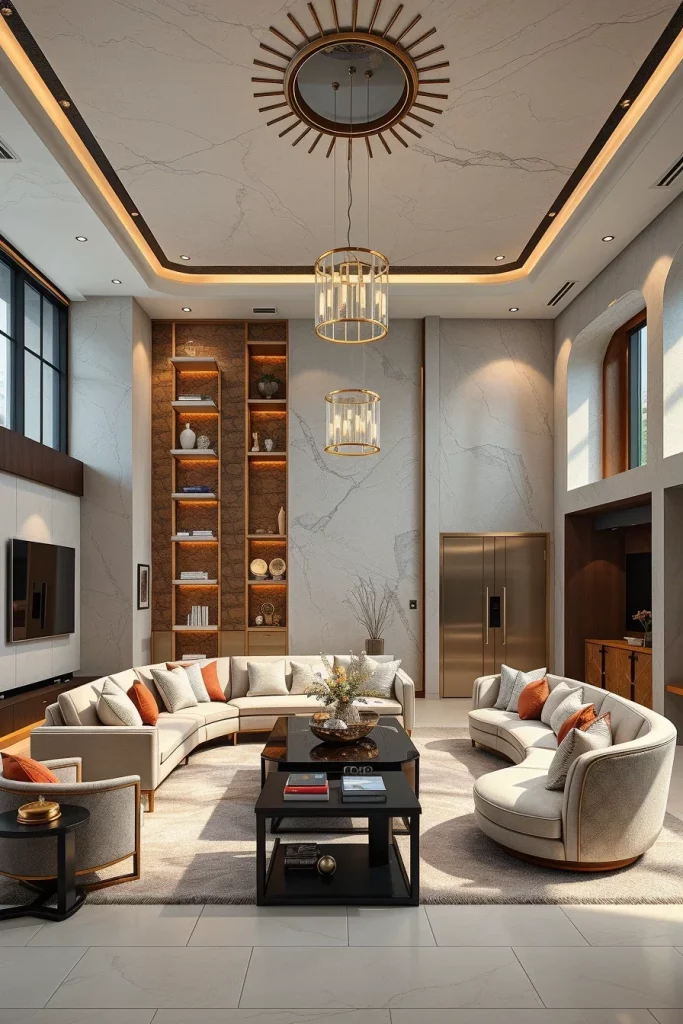 60 Sculptural And Artistic Modern Living Room Ideas For A Gallery-Inspired Home