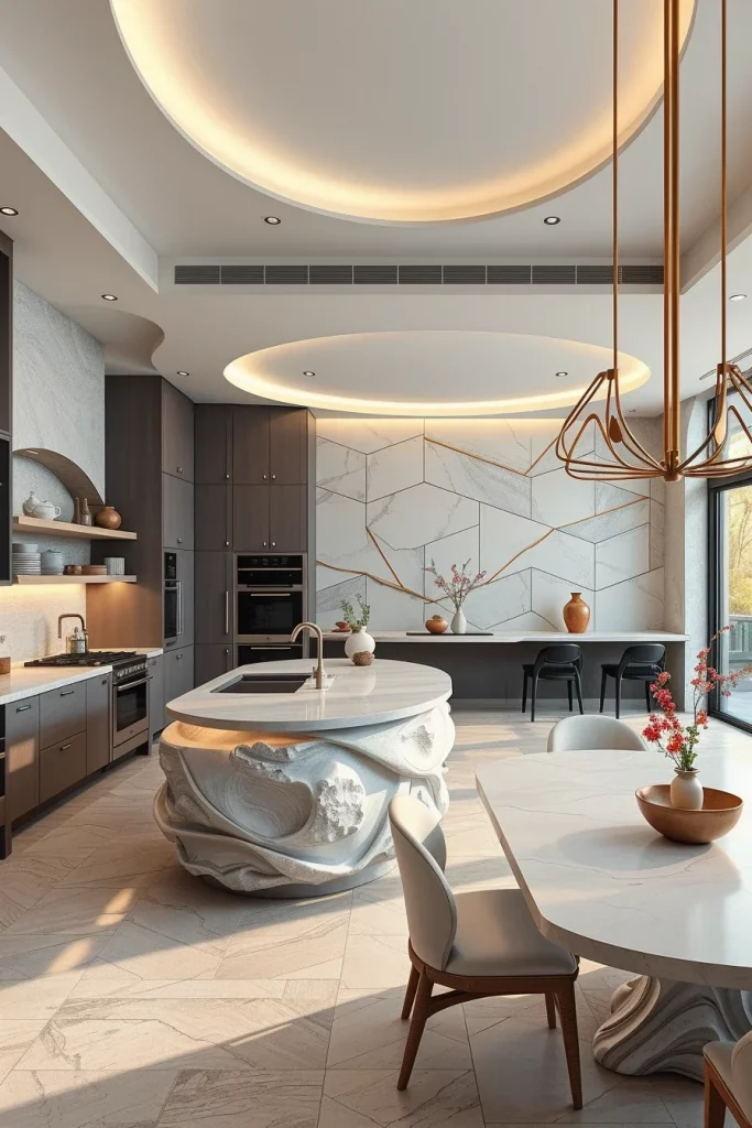 52 Sculptural And Artistic Modern Kitchen Ideas To Transform Your Home